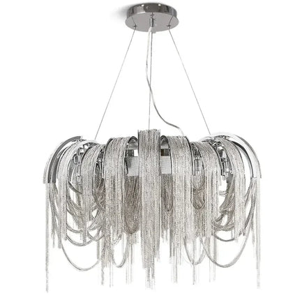 Luxury Tassel Chain Chandelier Chandelier TriadCommerceInc   