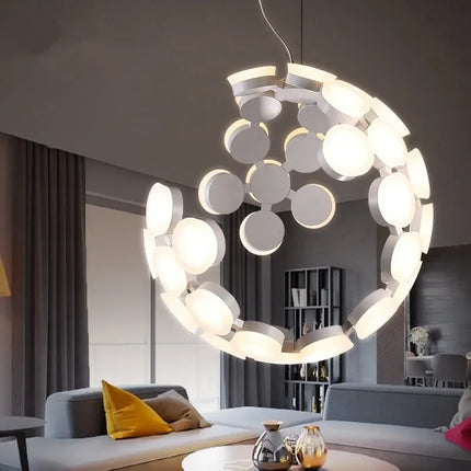 Creative Moon Pendant Lamp Pendant Lamp TriadCommerceInc   