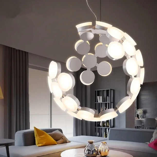 Creative Moon Pendant Lamp Pendant Lamp TriadCommerceInc   