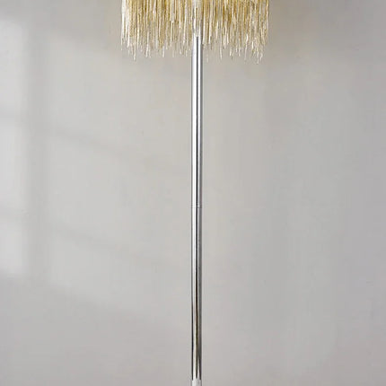 Aluminum Tassel Chain LED Floor Lamps Floor Lamps TriadCommerceInc   