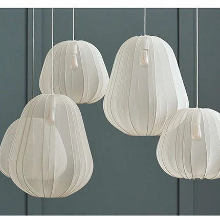 Nordic Minimalist Fabric Chandelier Chandeliers TriadCommerceInc   