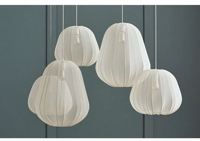 Nordic Minimalist Fabric Chandelier Chandeliers TriadCommerceInc   