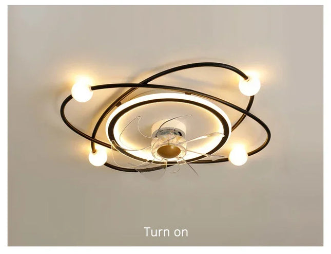 Invisible Integrated Ceiling Fan Light Chandeliers TriadCommerceInc   