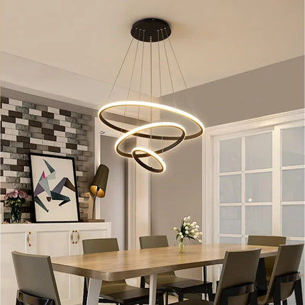 Nordic LED Circular Ceiling Pendant Light Pendant Light TriadCommerceInc   