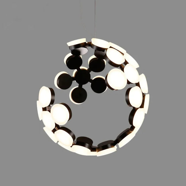 Creative Moon Pendant Lamp Pendant Lamp TriadCommerceInc Black 3 color 