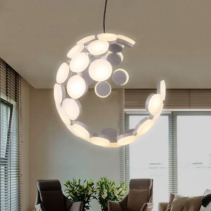 Creative Moon Pendant Lamp Pendant Lamp TriadCommerceInc   