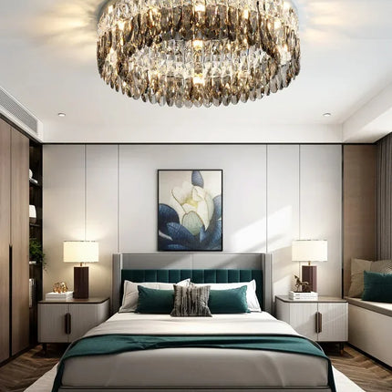 Modern Atmospheric Crystal Lamp Ceiling Lamp TriadCommerceInc   