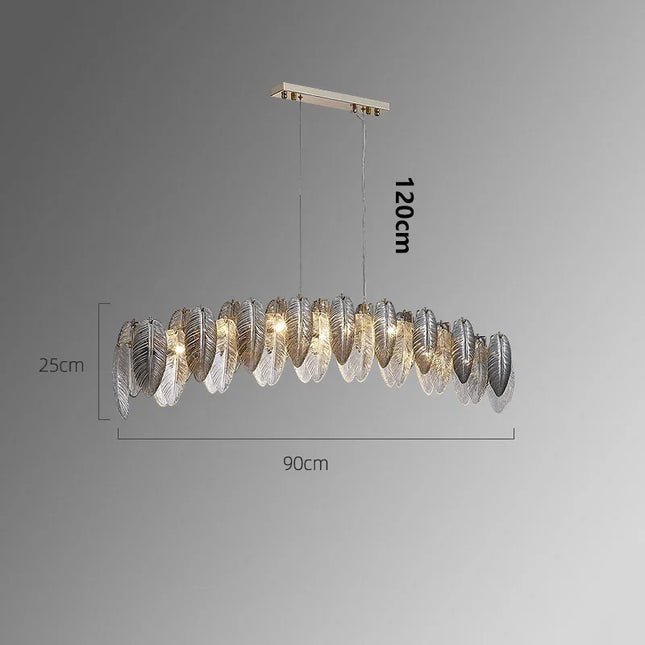 Home Decoration Chandelier Indoor Lighting Chandelier TriadCommerceInc 6 Head Horizontal Warm White 