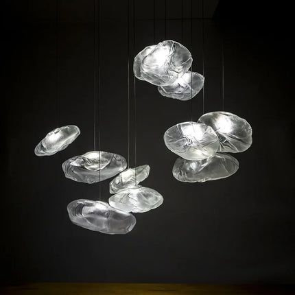 Modern Smoky Grey Glass Pendant Light Pendant Light TriadCommerceInc   