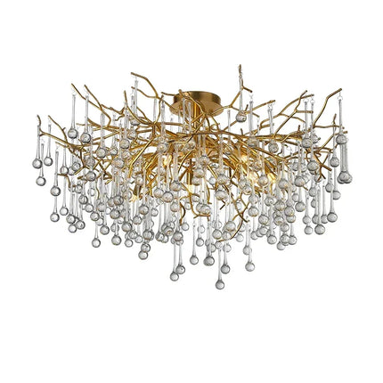 Nordic Gold Ceiling Chandelier LED Lamp Chandelier TriadCommerceInc   