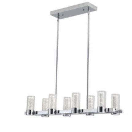 Sparkling Night LED Rectangular Chandelier//  8 Lights Chandeliers-Pendants-Hanging Lights [TriadCommerceInc]   