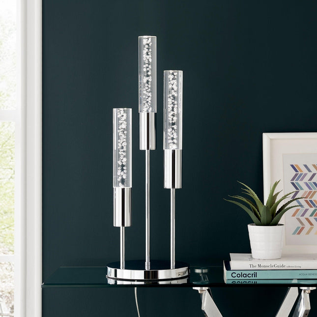 Table Lamp //  Acrylic Tube Table Lamps [TriadCommerceInc]   