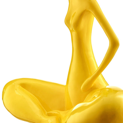 The Diana Sculpture // Large, Yellow Sculpture [TriadCommerceInc]   