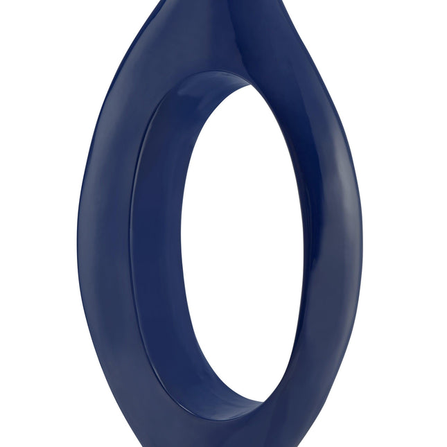 Trombone Vase // Large Navy Blue Vase [TriadCommerceInc]   