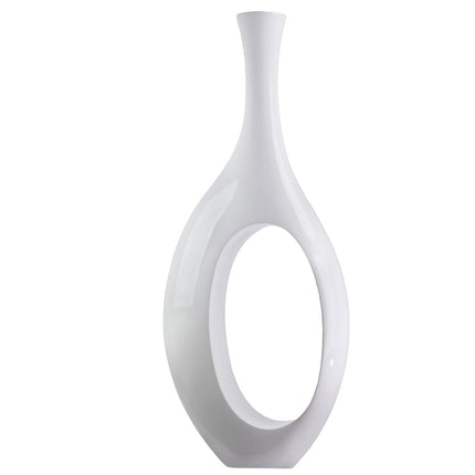Trombone Vase // Large White Vase [TriadCommerceInc]   
