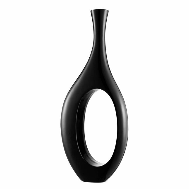 Trombone Vase // Small Black Vase [TriadCommerceInc]   