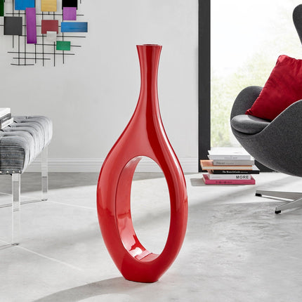 Trombone Vase // Small Red Vase [TriadCommerceInc]   