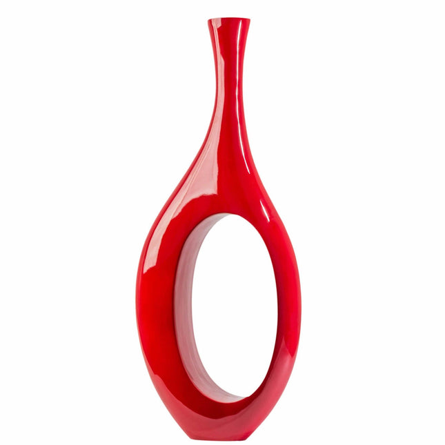 Trombone Vase // Small Red Vase [TriadCommerceInc]   