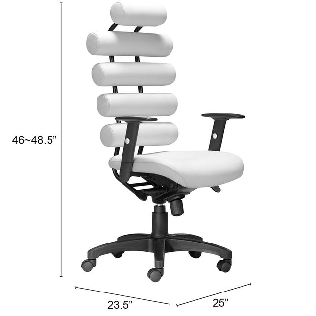 Unico Office Chair White Chairs TriadCommerceInc   