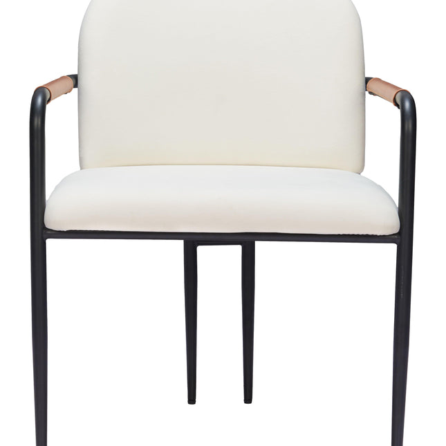 Sibu Dining Chair (Set of 2) Cream Chairs TriadCommerceInc   