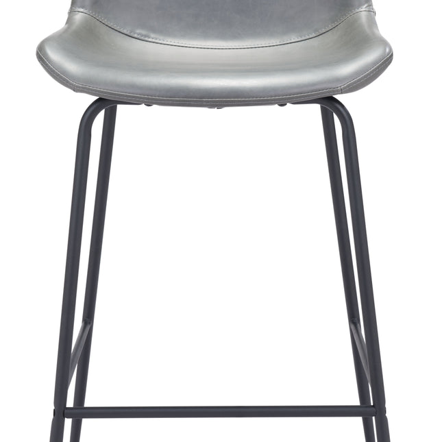 Byron Barstool Gray Barstools TriadCommerceInc   