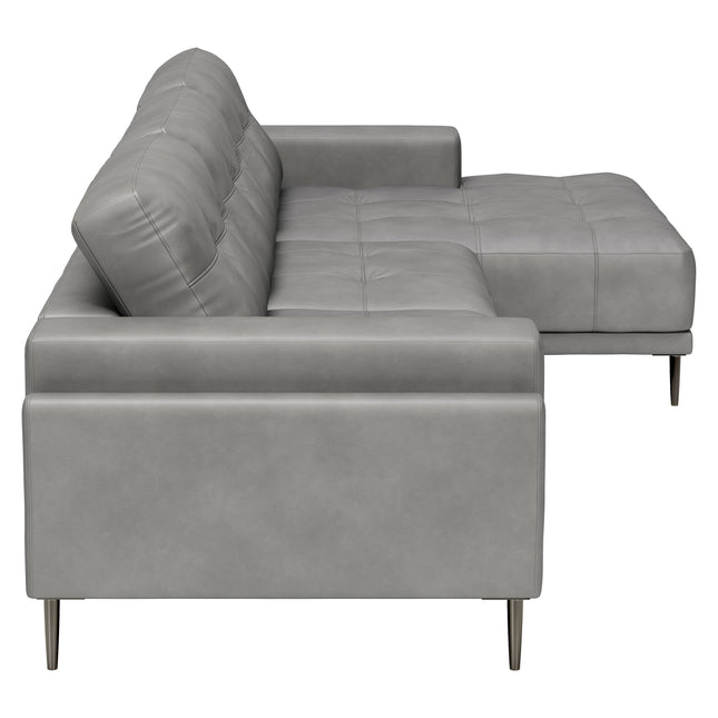 Bliss RAF Chaise Sectional Gray Sofas TriadCommerceInc   