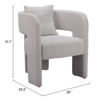 Melilla Dining Chair Misty Gray Chairs TriadCommerceInc   