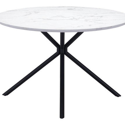 Amiens Dining Table White Tables TriadCommerceInc   