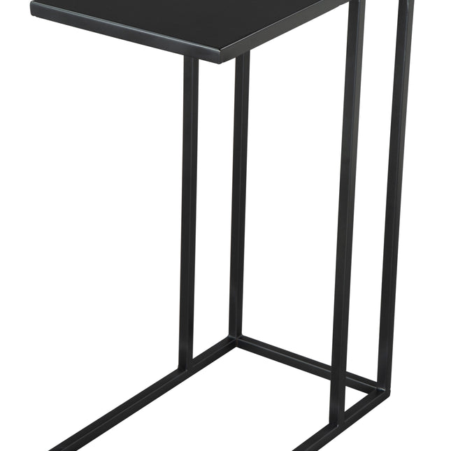 Atom Side Table Black Side Tables TriadCommerceInc   