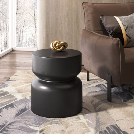 Busan Side Table Black Side Tables TriadCommerceInc   