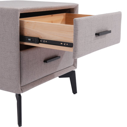 Halle Side Table Gray Side Tables TriadCommerceInc   