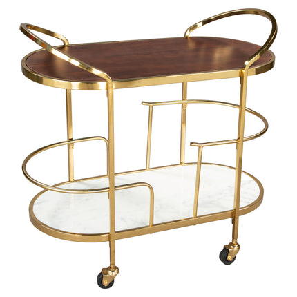 Antalya Bar Cart Multicolor Storage TriadCommerceInc   