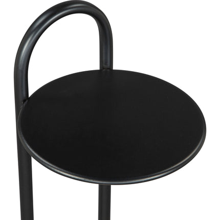 Christian Side Table Black & White Side Tables TriadCommerceInc   