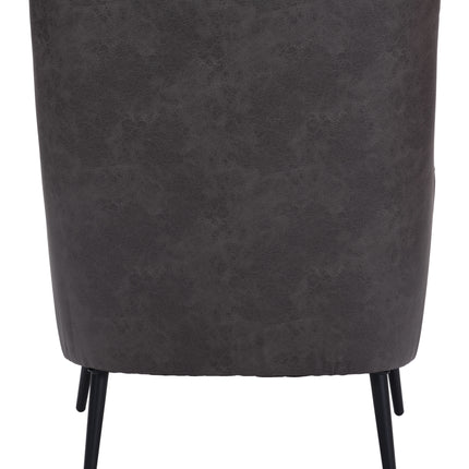 Ontario Accent Chair Vintage Black Chairs [TriadCommerceInc]   