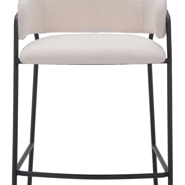 Marcel Counter Stool (Set of 2) Cream Counter Stools TriadCommerceInc   