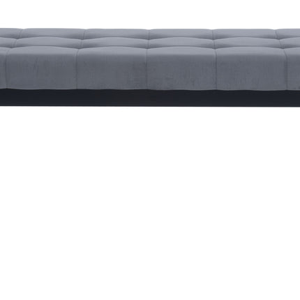 Tanner Bench Gray & Black Benches [TriadCommerceInc]   