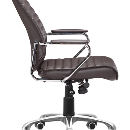 Enterprise Low Back Office Chair Espresso Chairs TriadCommerceInc   