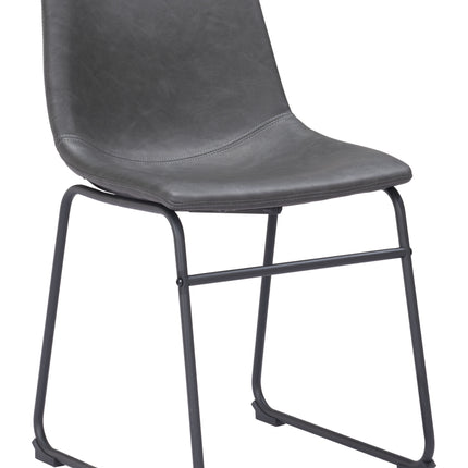 Smart Dining Chair (Set of 2) Charcoal Chairs [TriadCommerceInc] Default Title  