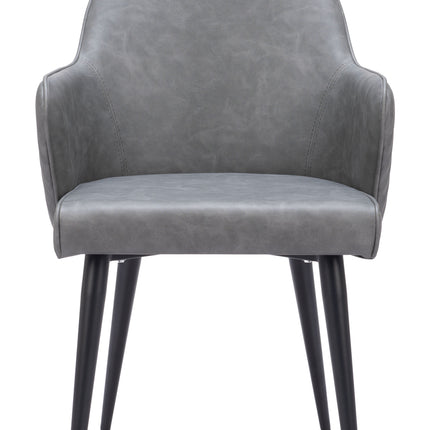 Silloth Dining Chair Gray Chairs TriadCommerceInc   