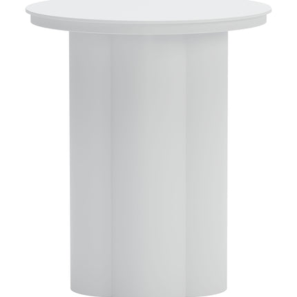 Kogur Side Table White Tables TriadCommerceInc   