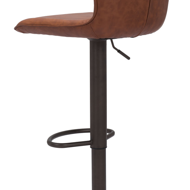 Vital Barstool Vintage Brown & Dark Bronze Barstools TriadCommerceInc   