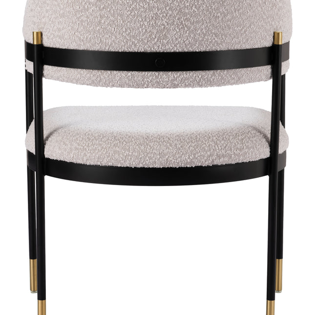 Zadar Dining Chair Misty Gray Chairs TriadCommerceInc   