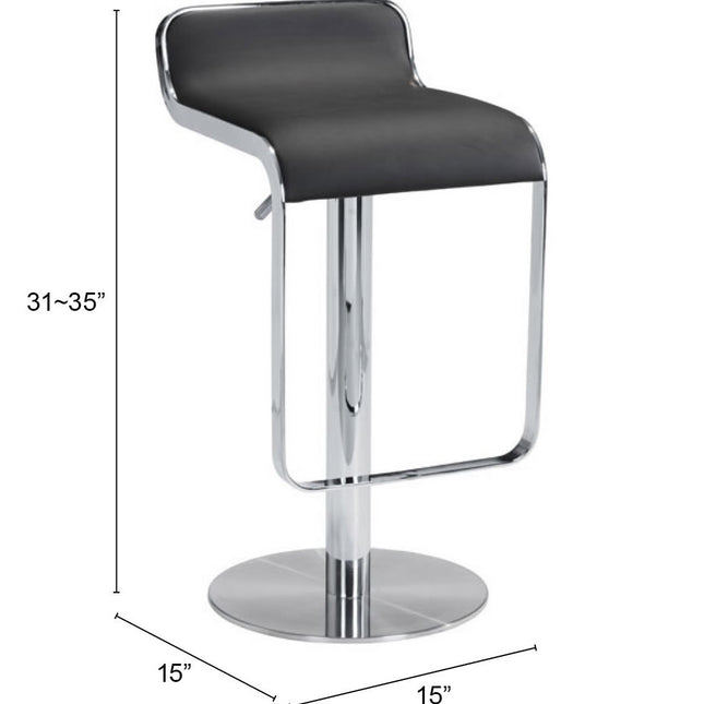 Equino Barstool Black Barstools TriadCommerceInc   