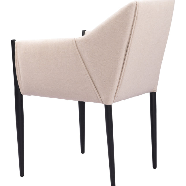 Andover Dining Chair (Set of 2) Beige Chairs TriadCommerceInc   