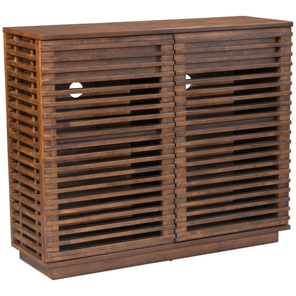 Linea Cabinet Walnut Storage TriadCommerceInc Default Title  