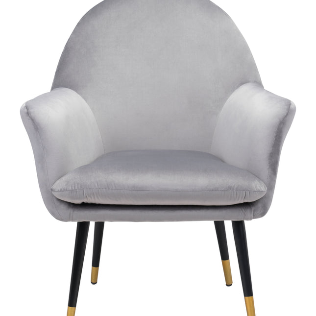 Alexandria Accent Chair Gray Chairs TriadCommerceInc   