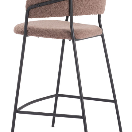 Josephine Counter Stool (Set of 2) Brown Counter Stools TriadCommerceInc   