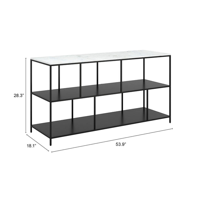 Singularity Console Table White & Black Console Tables [TriadCommerceInc]   