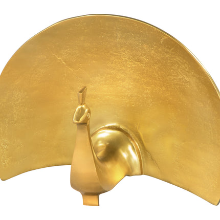 Fan Table Art Gold Décor Accessories [TriadCommerceInc] Default Title  