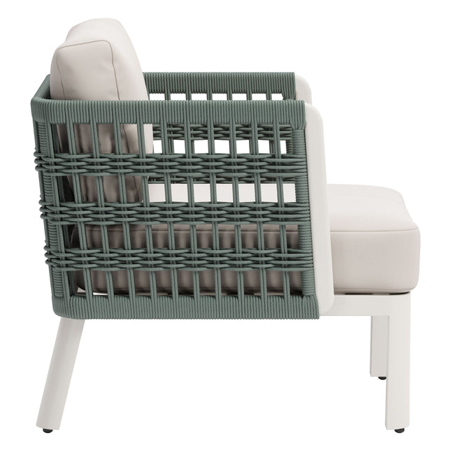 Bridgehampton Armchair White Seating TriadCommerceInc   